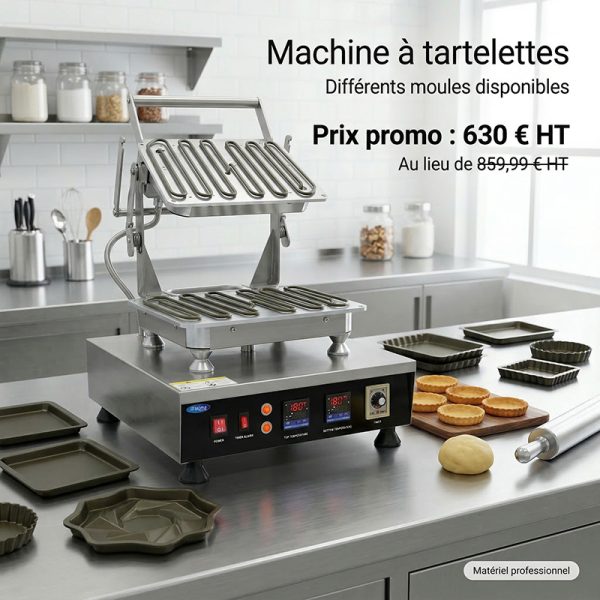 Machine à tartelettes gastro-intestinales - Différentes formes disponibles