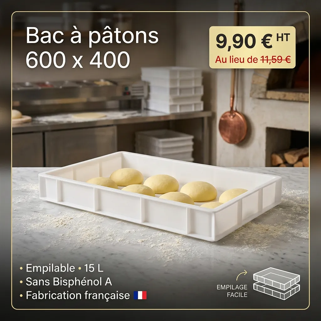 Bac à pâtons 600 x 400