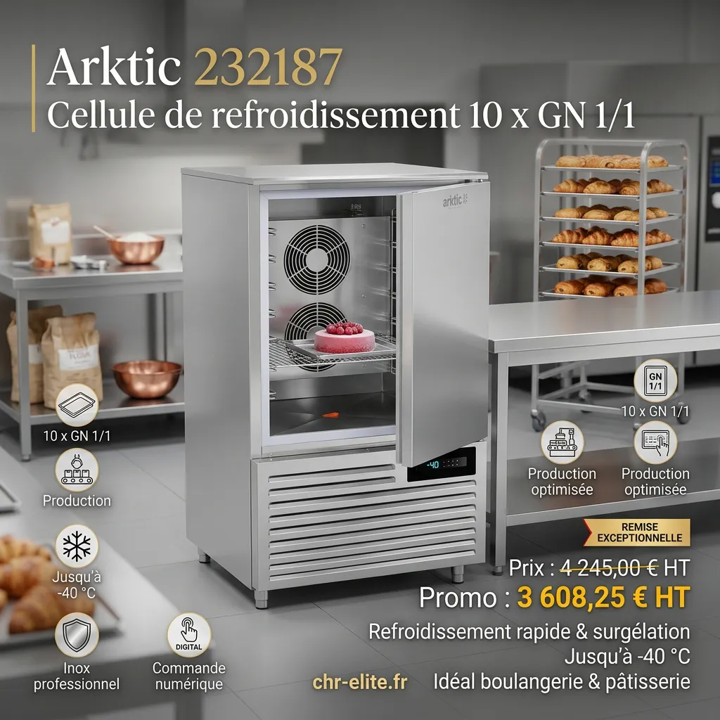 Arktic 232187 Cellule de refroidissement 10 x GN 1/1