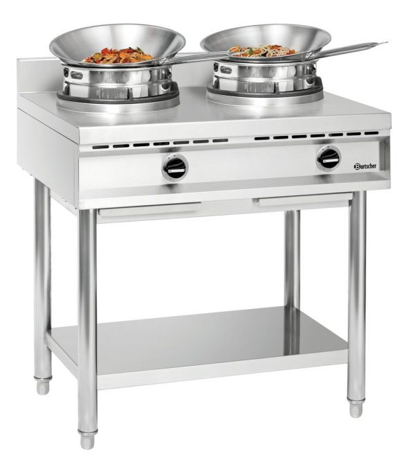Wok, 2 brûleurs Bartscher - référence 1052103 - vue produit