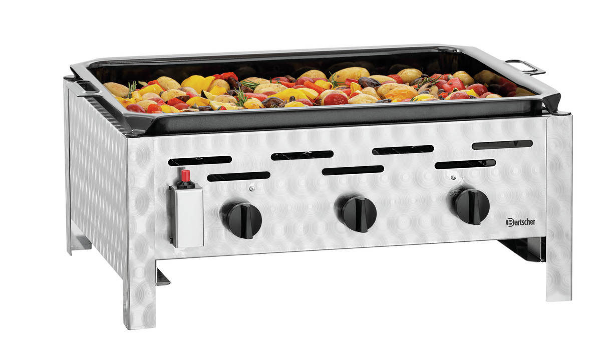 1062213_2 Grill combiné à gaz TB1100PF - Bartscher – Image 1