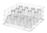 Casier verres 400x400x185 - Bartscher – Image 4
