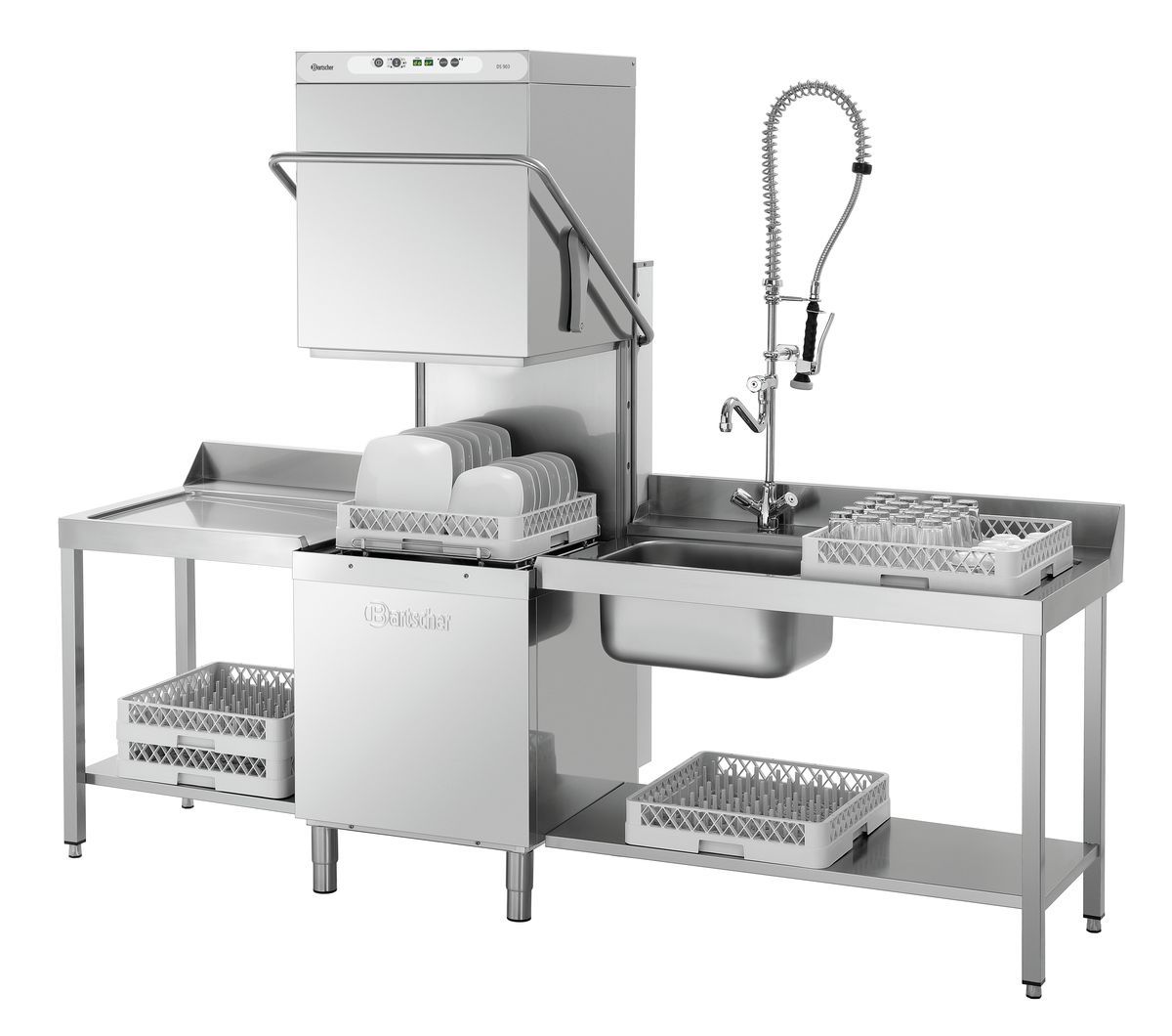 109342_3 Lave-vaisselle à capot DS 500 - Bartscher – Image 1