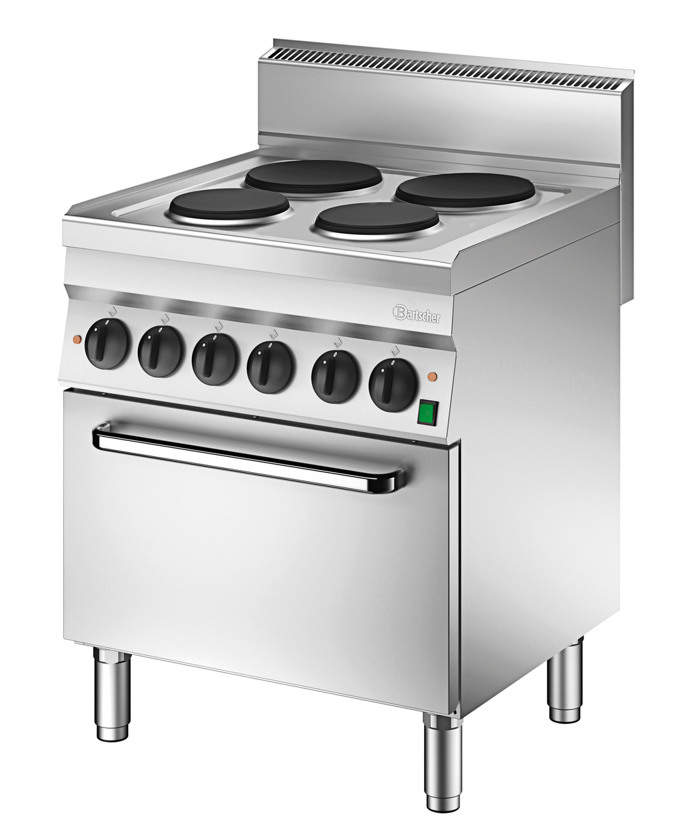 115058 Fourneau él. 650, L700, 4PL, FE - Bartscher – Image 1