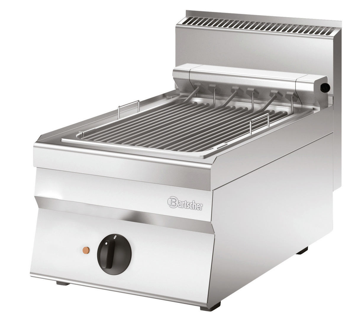 115137 Contact Grill à Vapeur, L400, AT - Bartscher – Image 1
