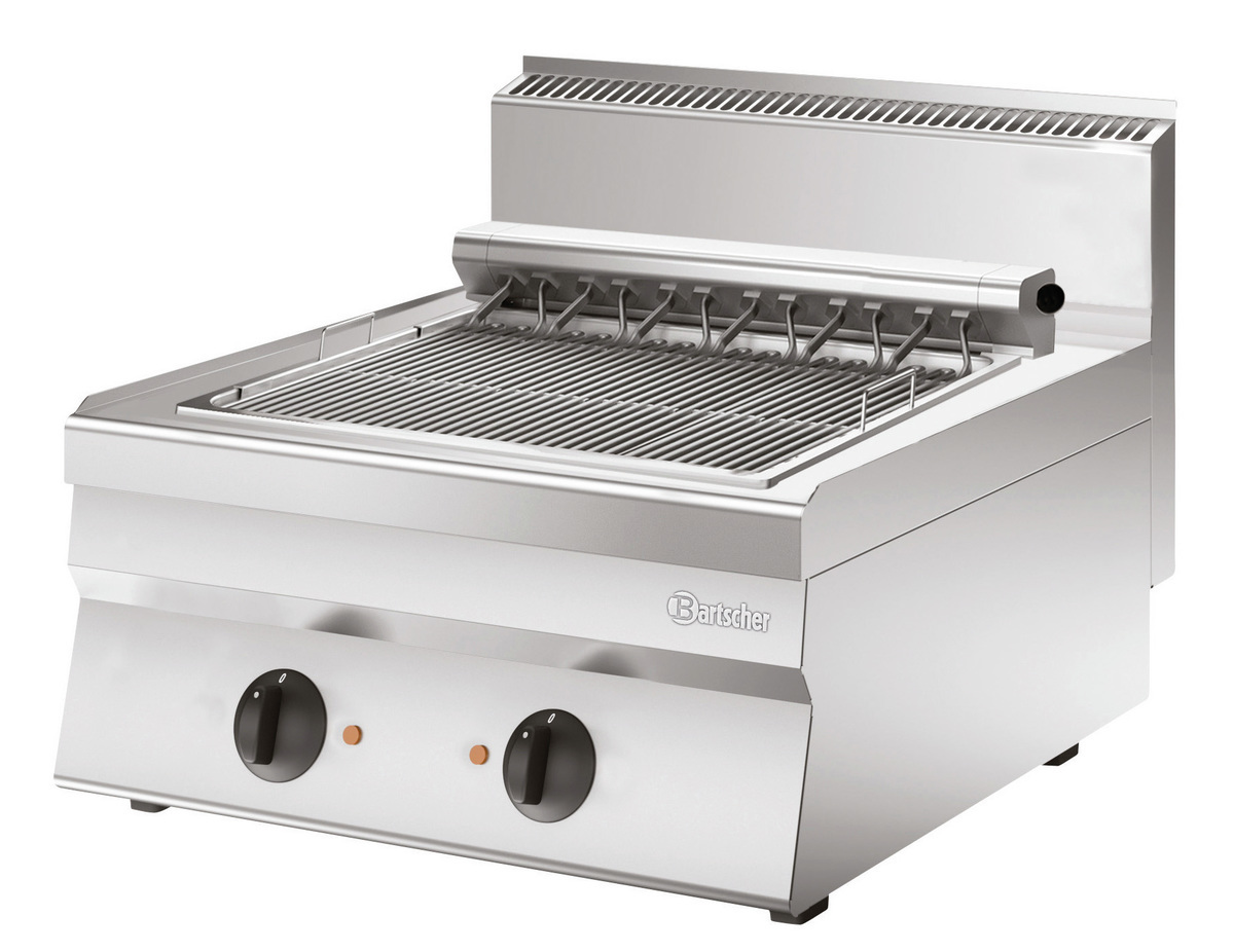 115141 Grill nervuré fonte 650, B800, TG - Bartscher – Image 1