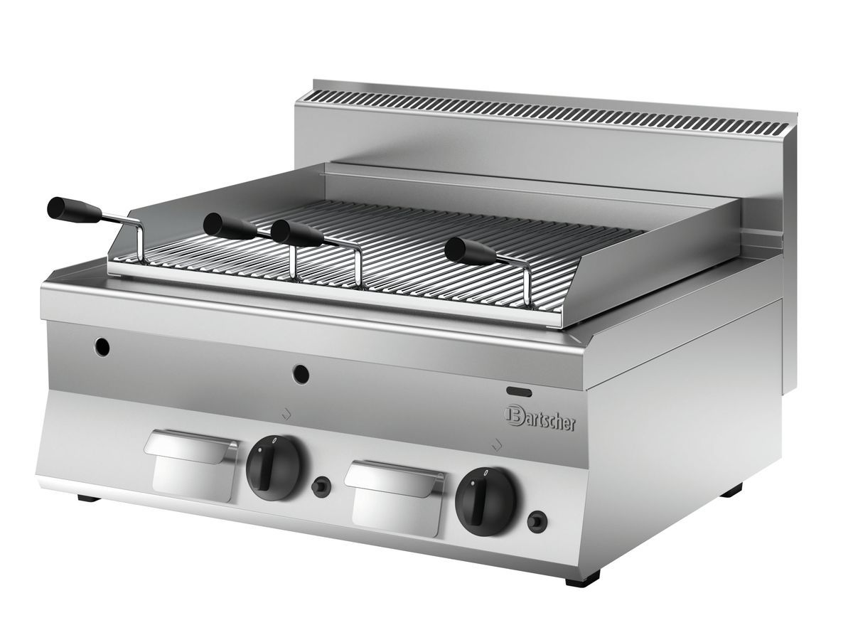 1151593 Grill pierre lave gaz 650, B800 - Bartscher – Image 1