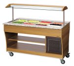 Chariot buffet, froid, 4x1/1 GN - Bartscher