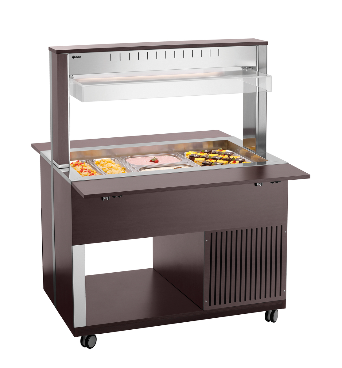 125543V1_4 Chariot buffet K3110-200W - Bartscher – Image 1