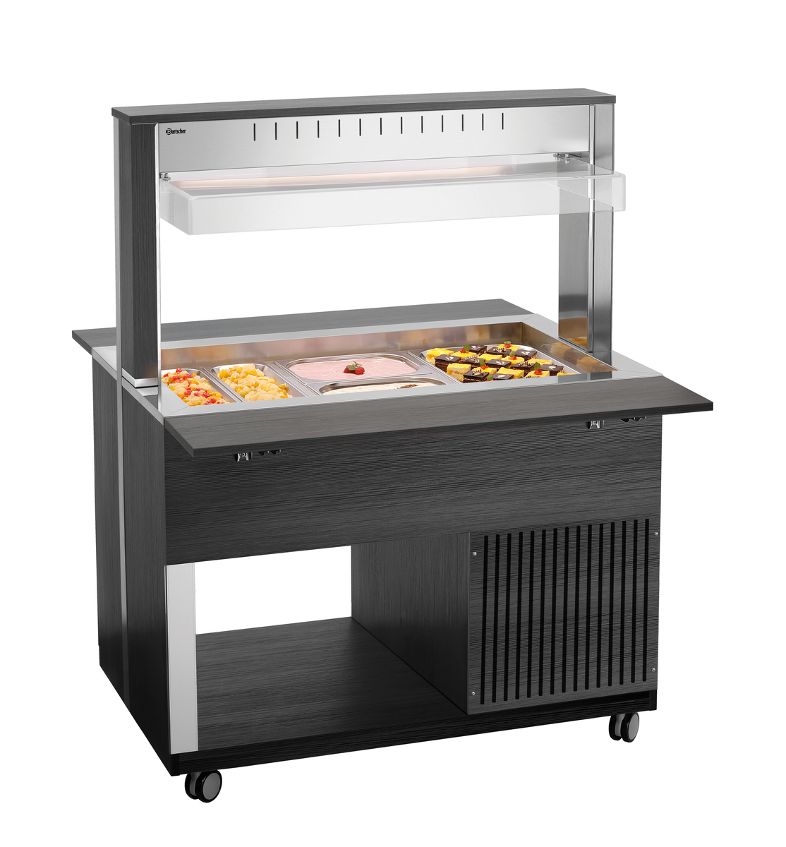 125543V2_4 Chariot buffet K3110-200A - Bartscher – Image 1