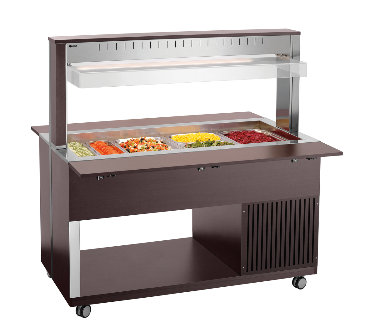 125544V1_4 Chariot buffet K4110-200W - Bartscher – Image 1
