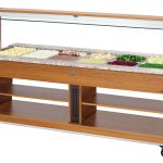 Chariot buffet, chaud, 6x1/1GN - Bartscher