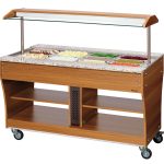 Chariot buffet, chaud, 4x1/1GN - Bartscher