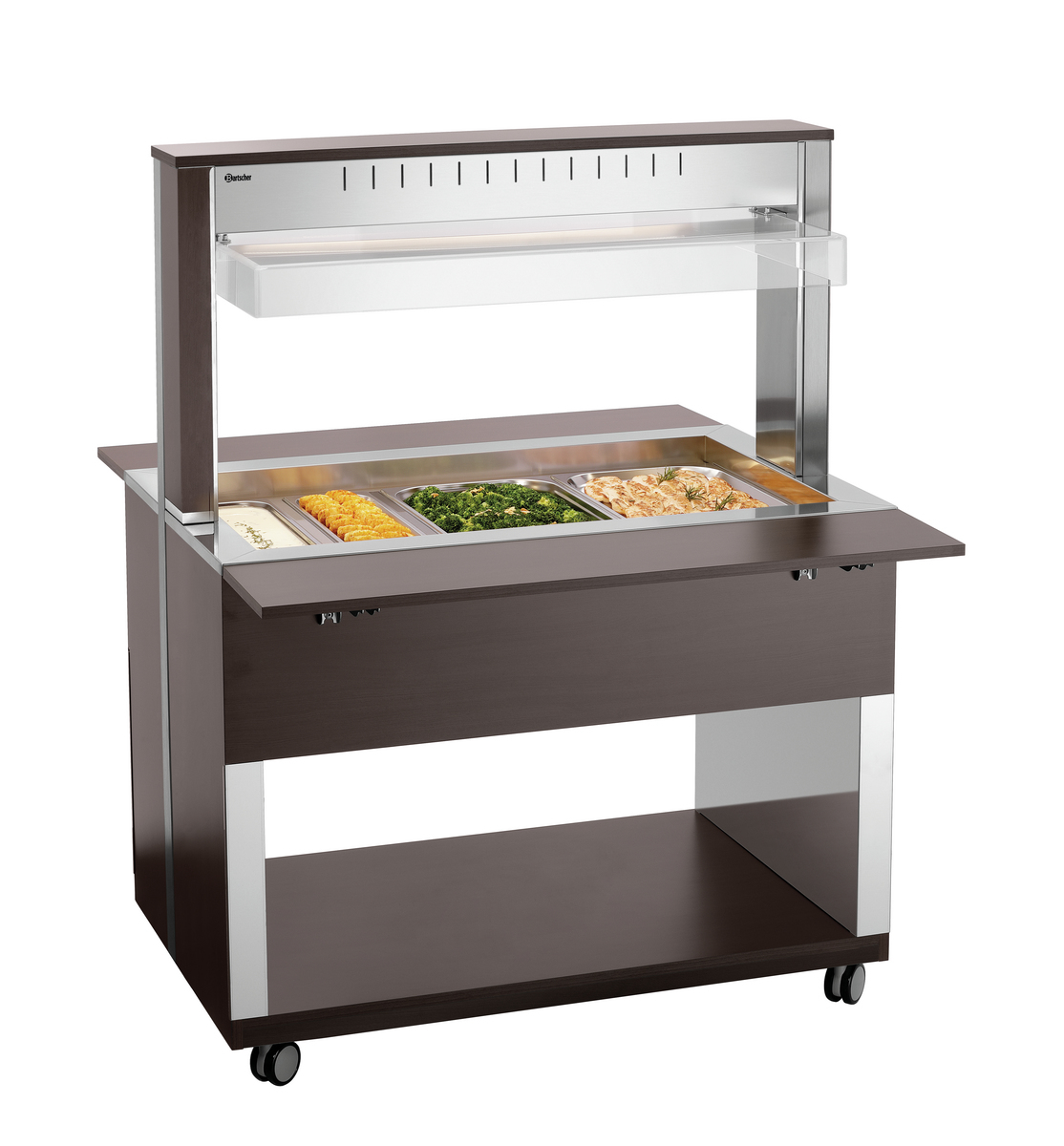 125633V1_4 Chariot buffet W3110-200W - Bartscher – Image 1