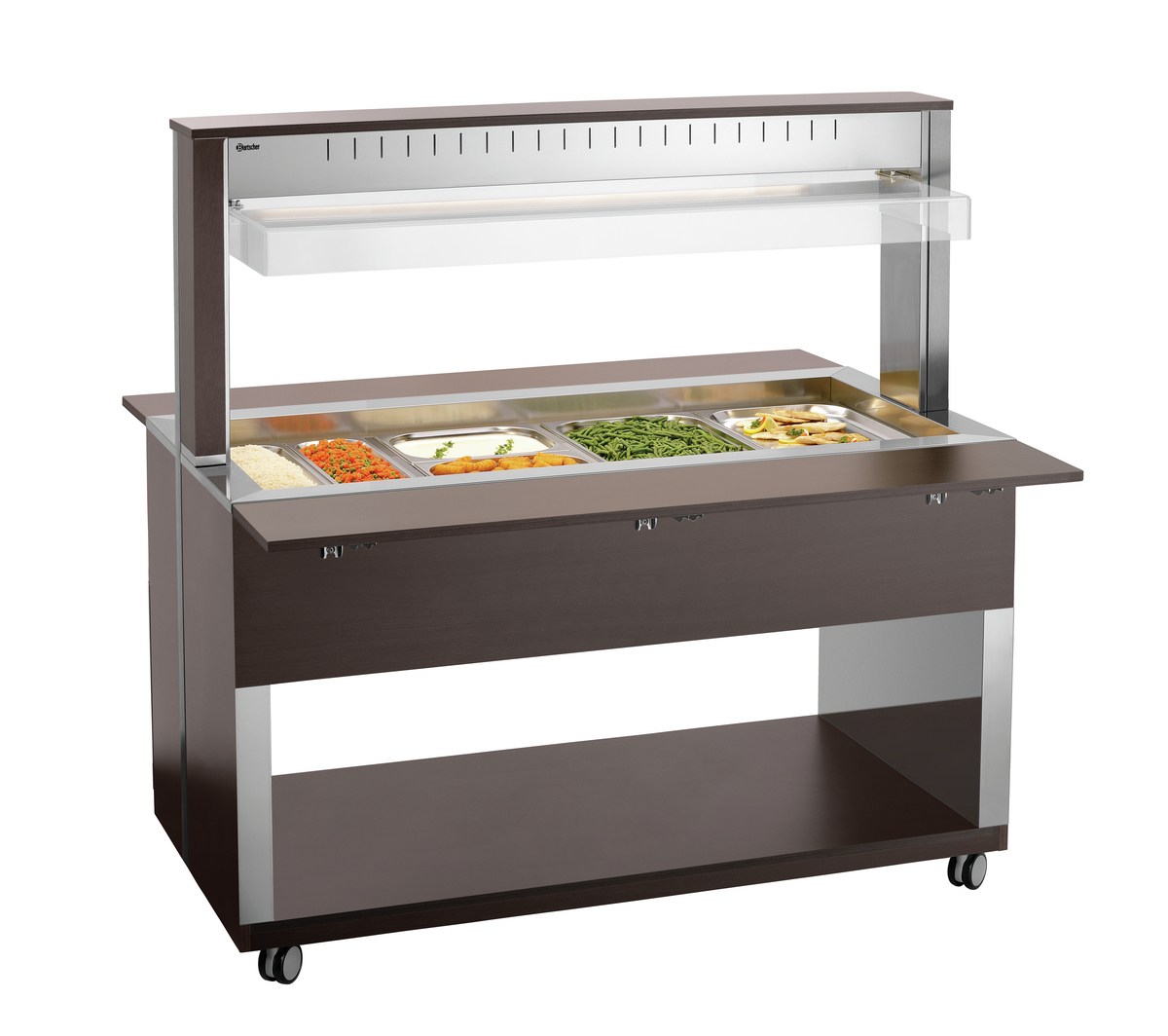 125634V1_4 Chariot buffet W4110-200W - Bartscher – Image 1