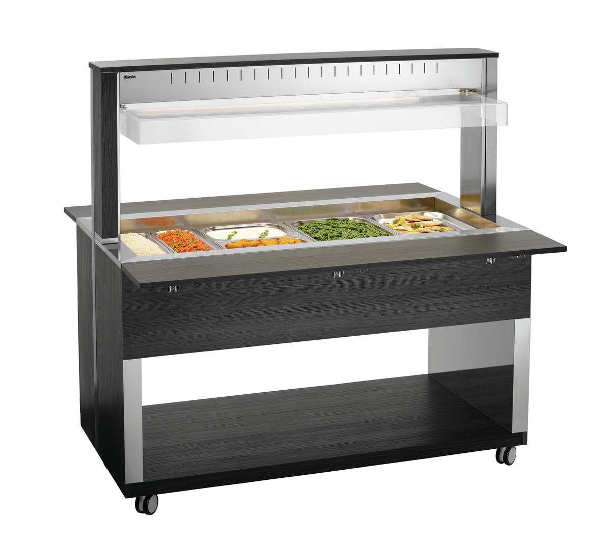 125634V2_4 Chariot buffet W4110-200A - Bartscher – Image 1