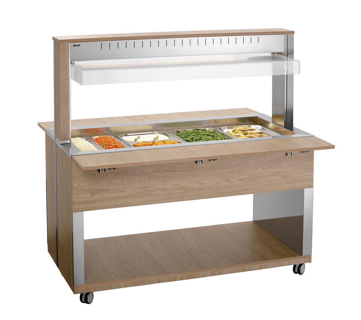 125634_4 Chariot buffet W4110-200U - Bartscher – Image 1