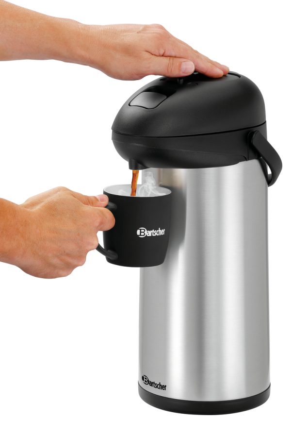 Thermos à pompe 5L Bartscher - référence 150993 - vue produit