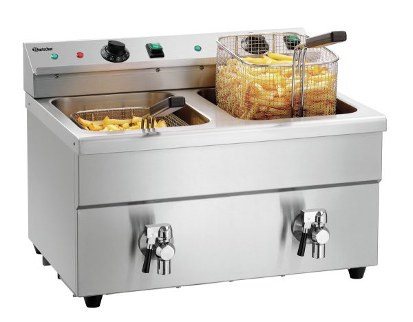 Friteuse à induction 2x8L Plus Bartscher - référence 165119