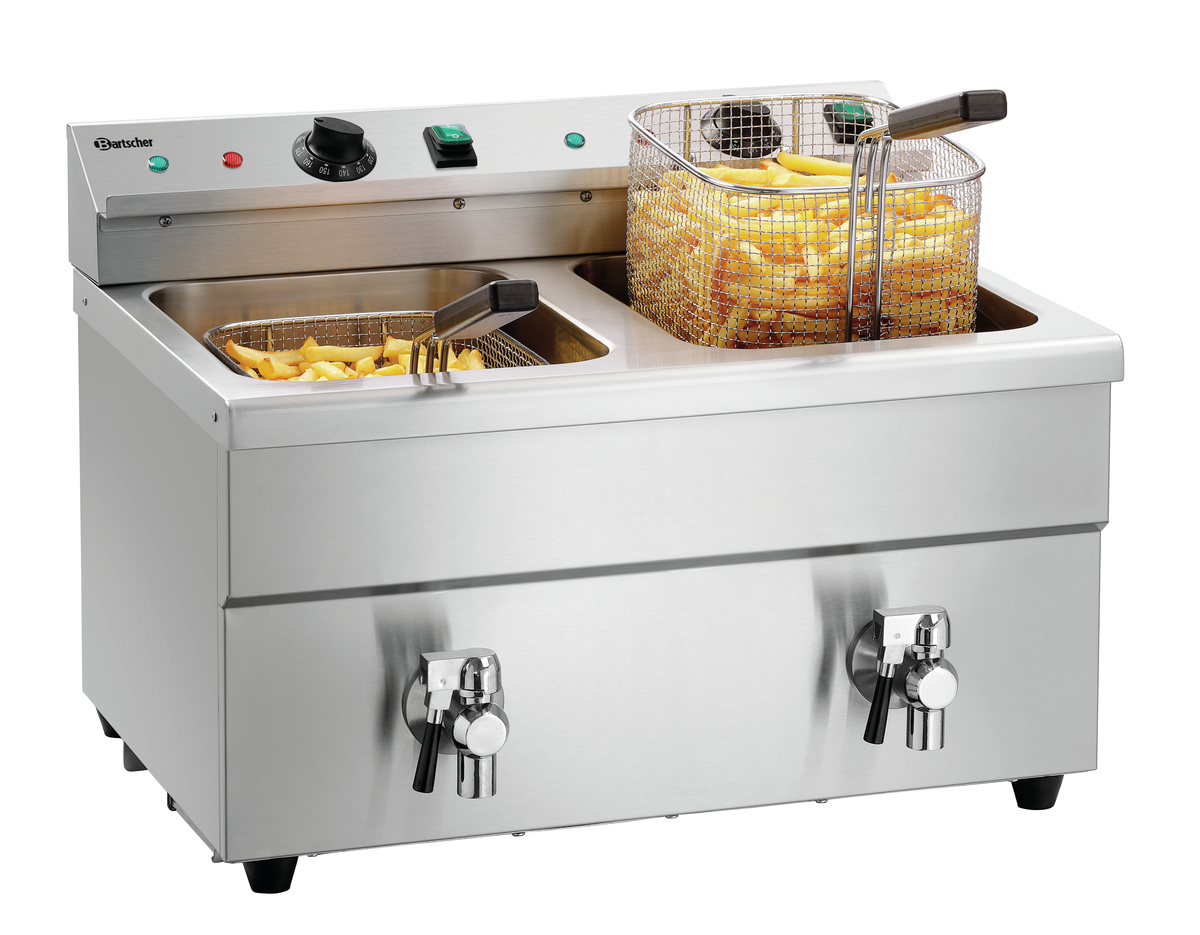 165119_4 Friteuse à induction 2x8L Plus - Bartscher – Image 1