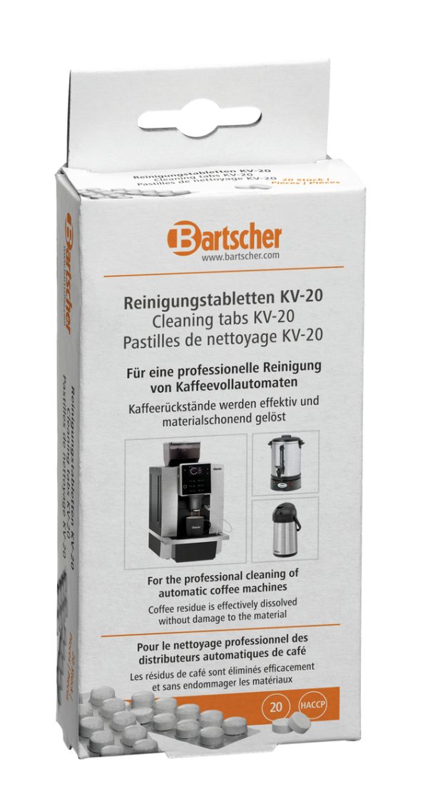 Pastilles de nettoyage KV-20 Bartscher - référence 173283 - vue produit