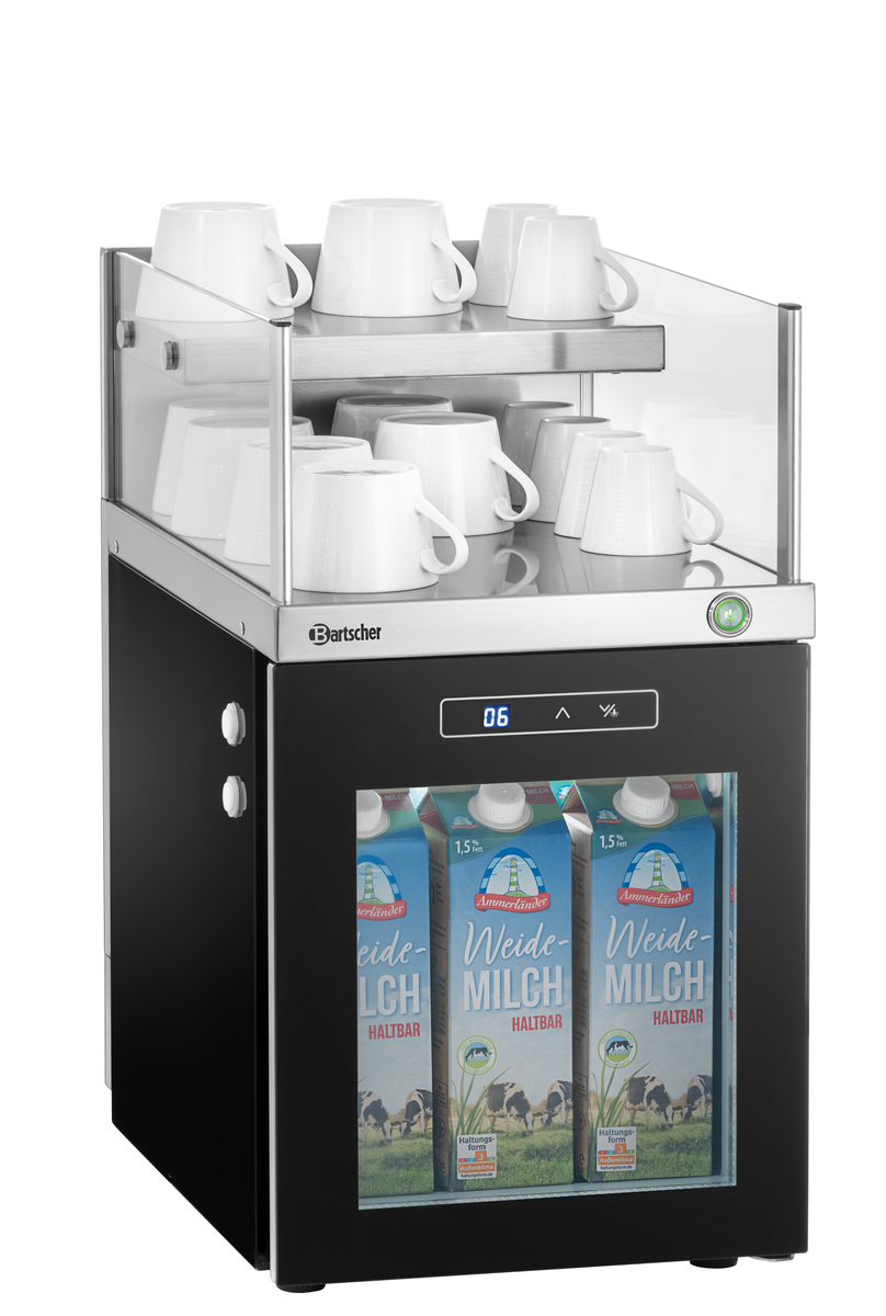 190091_3 Combi réfrig. à lait-chauffe-tasses - Bartscher – Image 1