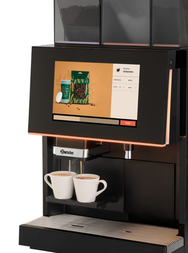 Distributeur autom. de café KV2 Topping Bartscher - référence 190097 - vue produit