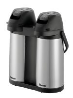 Thermos à pompe Duo 1,9L-ST - Bartscher – Image 5