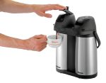 Thermos à pompe Duo 1,9L-ST - Bartscher – Image 2
