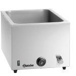 Bain Marie, 1/1GN, 200mm, robinet - Bartscher