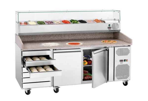 Table à pizza réfrigérée G-S7T2 Bartscher - référence 200297 - vue produit