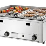 Grill pierre lave gaz 70,L660,AT - Bartscher