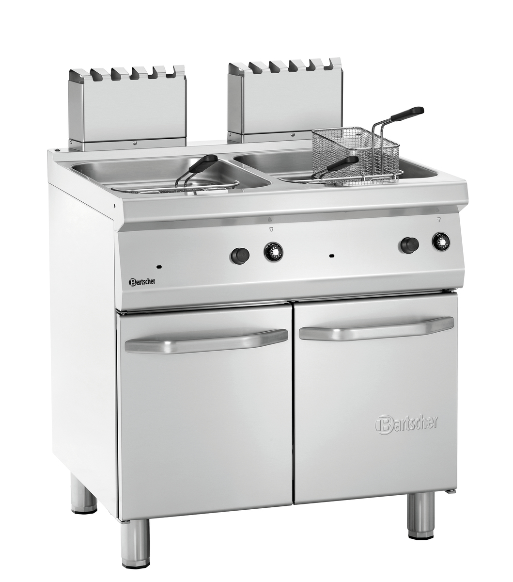 2859271 Friteuse gaz 700, L800, 2x15L - Bartscher – Image 1