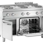 Plan de cuisson él. 700, B1200, 6PL, EBO - Bartscher