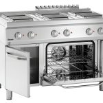 Plan de cuisson él. 700, B1200, 6PL, EBO - Bartscher