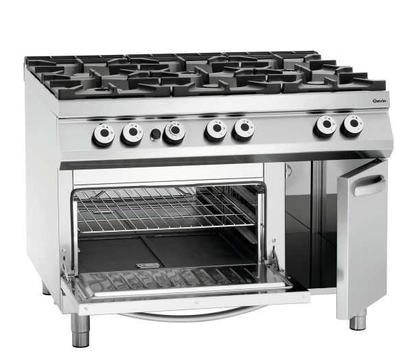 Fourneau gaz,6 foyers,F gaz2/1GN,NS Bartscher - référence 2952291