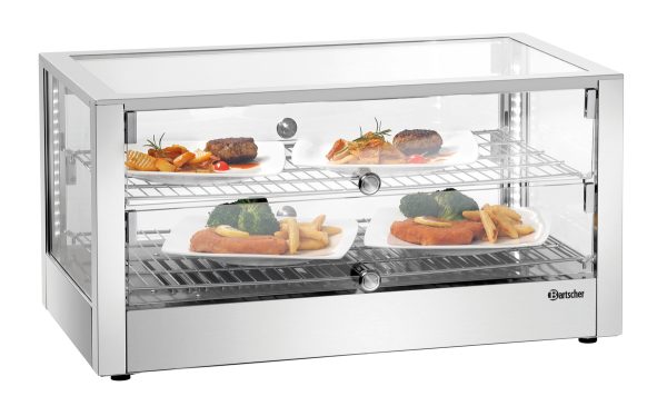 Vitrine chauffante 6200 2EK Bartscher - référence 305063