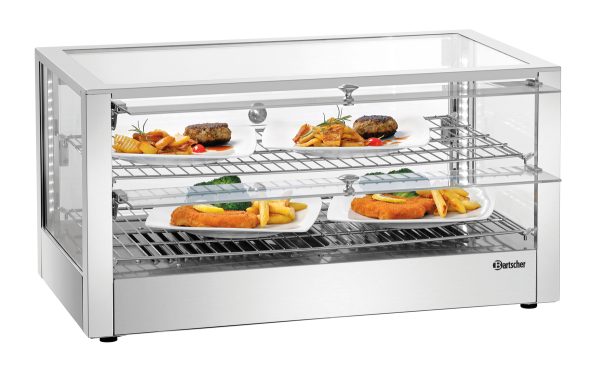 Vitrine chauffante 6200 2EK Bartscher - référence 305063 - vue produit