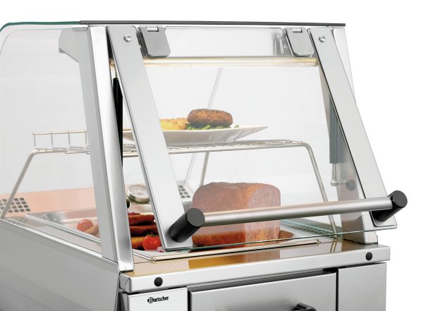 Vitrine chauffante GN1110-R Bartscher - référence 305067 - vue produit