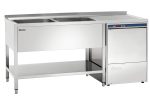 Plonge laverie 700, L1800 2bass. GA - Bartscher