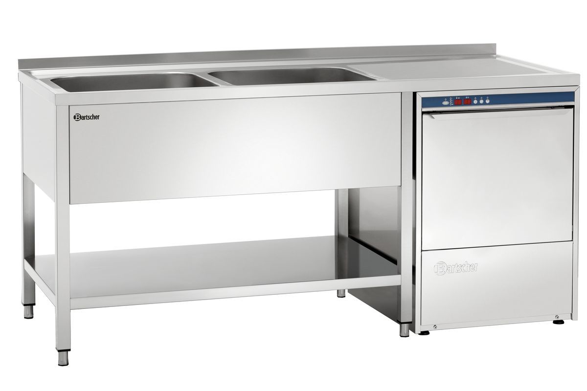 306360_1 Plonge laverie 700, L1800 2bass. GA - Bartscher – Image 1