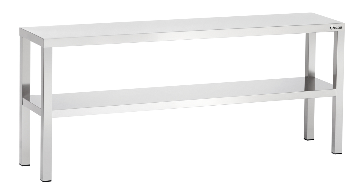 325160 Étagère sup., L1600, 2 étages - Bartscher – Image 1