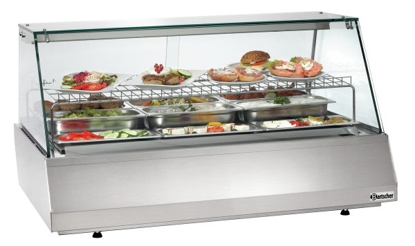 Vitrine réfrig. 3/1 GN, verre plat Bartscher - référence 406056