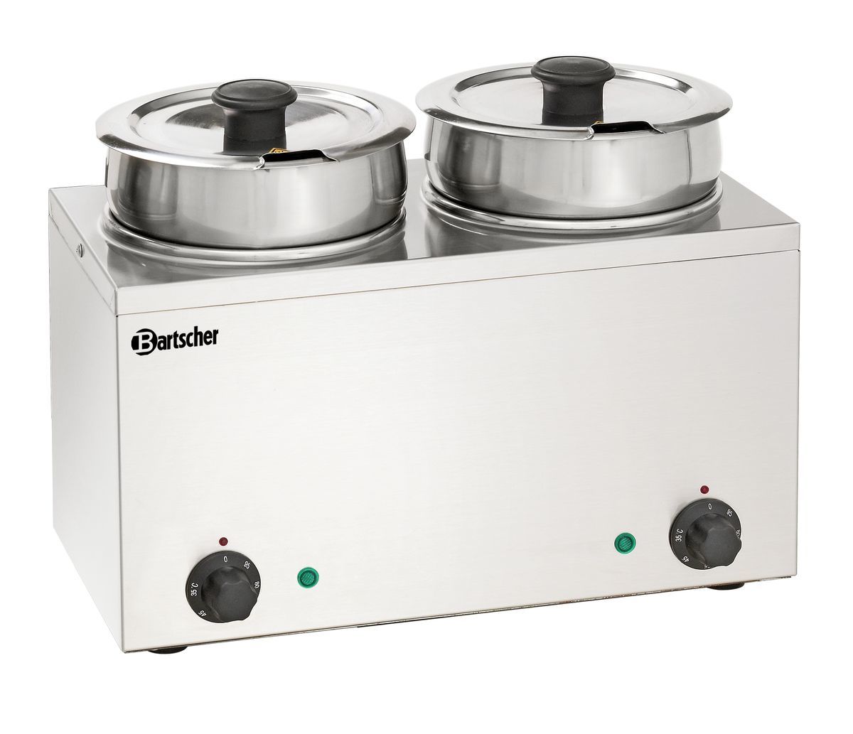 606035 Bain Marie Hotpot, 2x pot, 3,5 L - Bartscher – Image 1