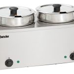 Bain Marie Hotpot, 2x pot, 6,5 L - Bartscher
