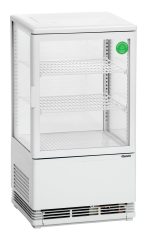 Mini vitrine réfrigérée 58L, blanche - Bartscher – Image 3