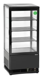 Mini vitrine réfrigérée 78 L, noire - Bartscher – Image 7