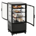 Mini-vitrine réfrigérée 64L2T noire - Bartscher