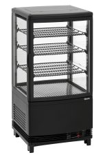 Mini-vitrine réfrigérée 64L2T noire - Bartscher – Image 10
