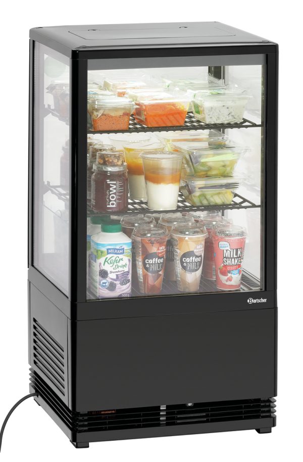 Mini-vitrine réfrigérée 58L-SW Bartscher - référence 700358G - vue produit